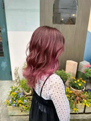 セミロング echelle🦋 【似合わせ】さくらのヘアスタイル