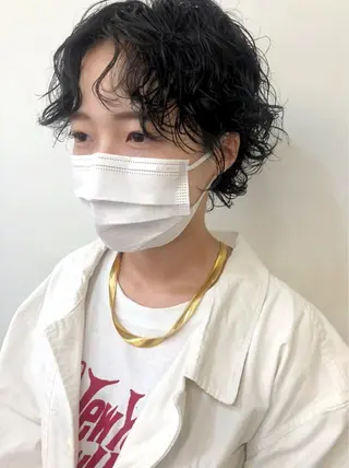 ショート パーマ YUKINA /arte peloのヘアスタイル