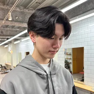 ショート パーマ メンズ JINKIメンズ特化 メンズカットパーマのヘアスタイル