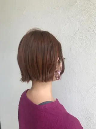 ショート カラー 山下 襟華のヘアスタイル