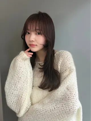 ロング 韓国ヘア/ 髪質改善特化谷名勇輝のヘアスタイル
