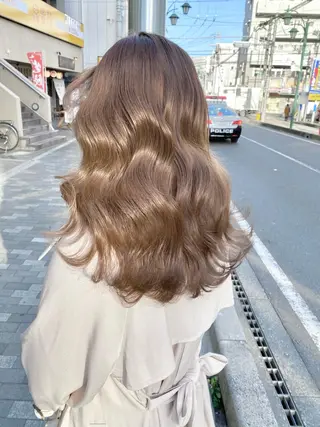 ミディアム カラー 谷口 優冴のヘアスタイル