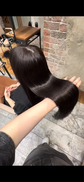ロング 韓国ヘア🤍/ツヤ髪 /アレンジ/めぐみのヘアスタイル