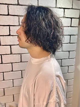 ショート パーマ メンズ メンズパーマ職人 加藤 弘貴のヘアスタイル