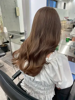 ロング カラー Cinq所属・池田 伶のヘアスタイル