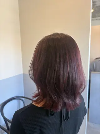 ミディアム 鈴木 美由華/透明感/岡崎のヘアスタイル