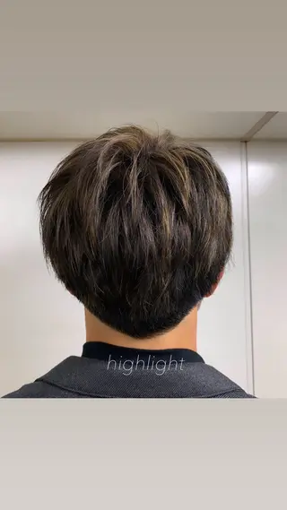 ショート メンズ 似合わせカット得意 💛RENA💛のヘアスタイル