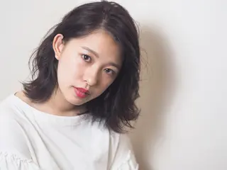 ミディアム 坂本 直樹のヘアスタイル