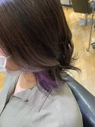 カラー 山本 美羽のヘアスタイル