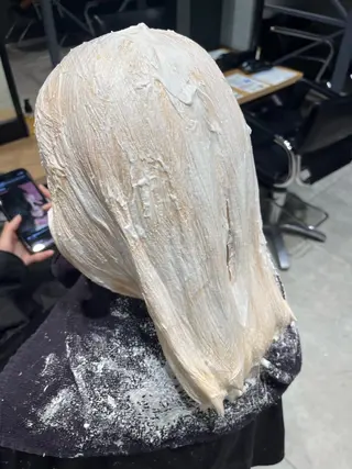 カラー ブリーチ/縮毛矯正 ❤️‍🔥シンノスケのヘアスタイル