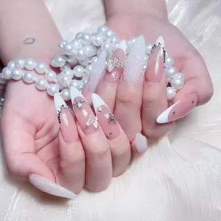 ネイル M🌷nail 長さだし専門店のネイルデザイン