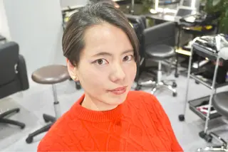 ショート ミヤザキ ユタカのヘアスタイル