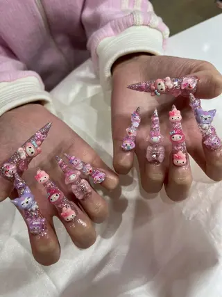 ロング Ashliy大宮♡ アシュリーのネイルデザイン