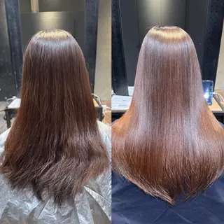 ロング ブリーチ/透明感 カラー🖤🪽みさきのヘアスタイル