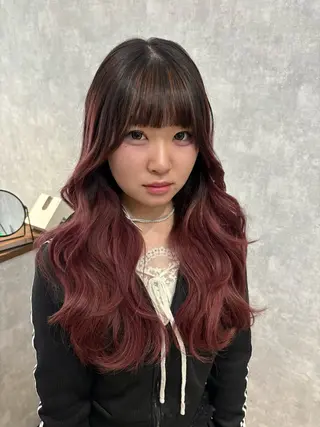 ロング カラー 🌐NATSUMI 🌐【寒色カラー】のヘアスタイル