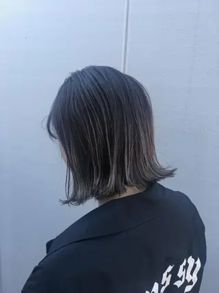 カラー ノグチ ユウキ/ボブのヘアスタイル