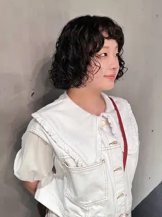 ショート パーマ 似合わせパーマ/ kazuのヘアスタイル