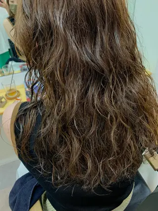 セミロング パーマ AR.MARA サトウヒカルのヘアスタイル
