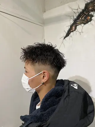 ショート メンズパーマ/縮毛 超特化/tomokiのヘアスタイル