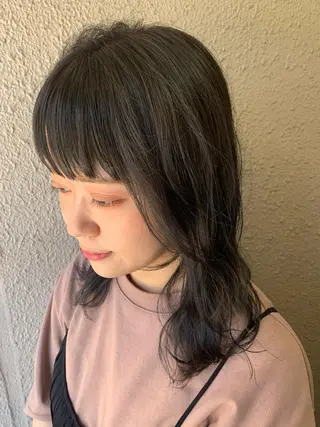 セミロング カラー サダハルカ |chouetteのヘアスタイル