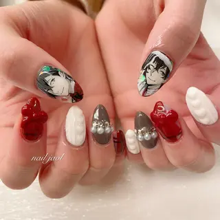 セミロング nail jaol池袋店所属・ネイルJaol 池袋のネイルデザイン