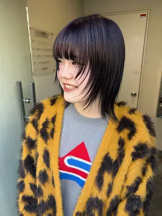 セミロング 薄暮 マツイ レンのヘアスタイル