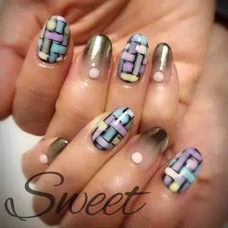 ネイル sweet 仲野陽子のネイルデザイン