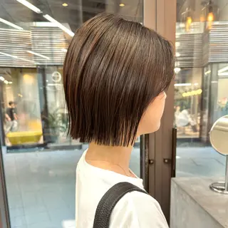 ショート カラー ボブ/ショート /パーマ/shinのヘアスタイル