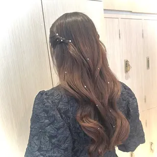 ロング ヘアアレンジ 山田 桃華のヘアスタイル