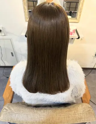 カラー Sherry/R 三川町　木村祐里奈のヘアスタイル