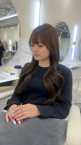 ロング カラー 髪質改善🫧 カラー特化/Hinaのヘアスタイル