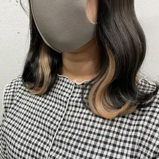 ミディアム カラー 🧡艶髪ちゅるん髪 🫧🧡YUKI❄️のヘアスタイル