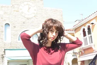 ロング カラー パーマ 榎本 稔久のヘアスタイル