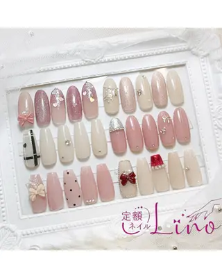 ネイル 定額ネイルLino 岡山表町のネイルデザイン