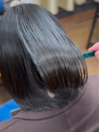 ミディアム パーマ 💈直毛×ツイスパの プロ🥷清水真之介のヘアスタイル