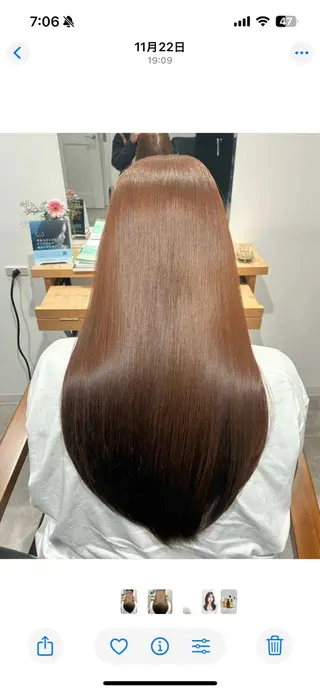 ロング リベイルけんた モデル募集のヘアスタイル