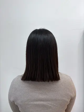ミディアム みぞぐち じゅりのヘアスタイル