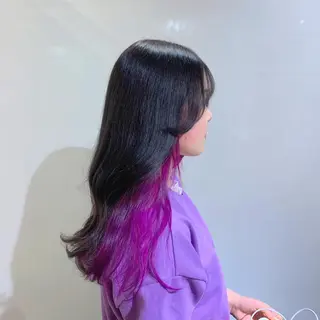 ロング カラー ヘアアレンジ 柔らか垢抜けｶﾗｰと ｶｯﾄ🫧ASUKAのヘアスタイル