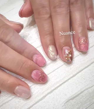ショート m kaori𓃟のネイルデザイン