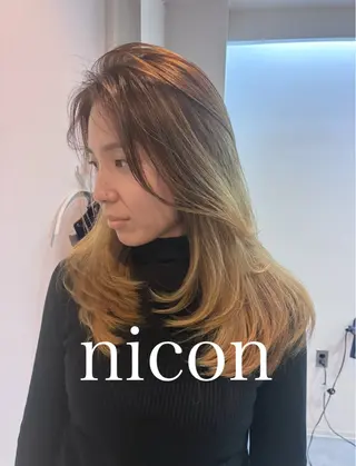 ロング 髪質改善 髪質改善カラーのヘアスタイル