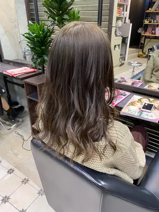 ロング カラー 韓国ヘア☁️ mitsukiのヘアスタイル