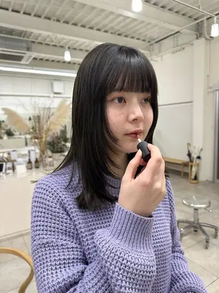 ロング 平井 深優のヘアスタイル