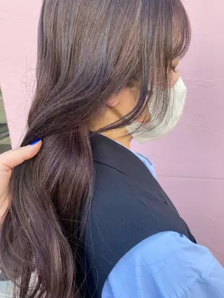 ロング カラー 似合わせレイヤー/ Wカラー🧸こころのヘアスタイル