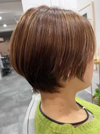 ショート カラー liL  hair サトウリョウタのヘアスタイル