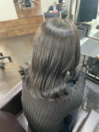 セミロング 🍒ᩚ名駅/艶髪 縮毛矯正/あゆ🍒ᩚのヘアスタイル