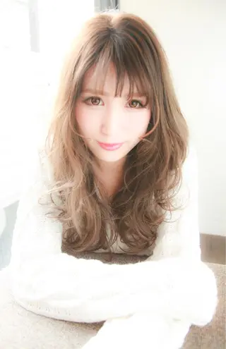 セミロング ロング 髪質改善縮毛矯正 専門店のヘアスタイル