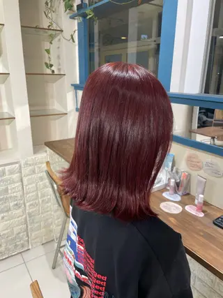 カラー luck みうのヘアスタイル