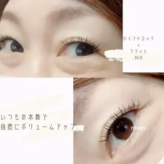 マツエク・マツパ Private eyelashsalon meer所属・meer  (メーア)のマツエク・マツパデザイン