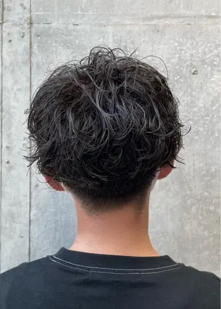 ショート パーマ メンズ 🧸髪質改善/ 艶カラー/成田ありさのヘアスタイル