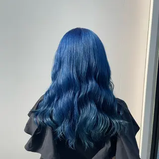 セミロング カラー 梅田美容室/ ウルフカットのヘアスタイル